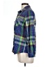 Dickies 100% Cotton Plaid Blue Long Sleeve Button-Down Shirt Size L - photo 5