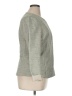 Lafayette 148 New York Tweed Green Gray Jacket Size 14 - photo 4