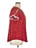 Fashion 100% Polyester Stars Red Short Sleeve Top Size XL - photo 4