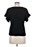 Max Studio Black Short Sleeve Top Size M - photo 2