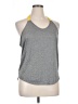 Nike 100% Polyester Gray Tank Top Size XL - photo 1
