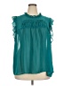 Torrid 100% Polyester Teal Sleeveless Blouse Size 3X Plus (3) - photo 1