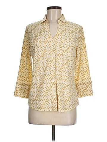J. McLaughlin 3/4 Sleeve Blouse (view 1)