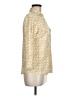 J. McLaughlin Gold 3/4 Sleeve Blouse Size M - photo 4