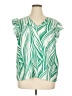 Vero Moda Green Short Sleeve Blouse Size 14 - photo 1