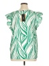 Vero Moda Green Short Sleeve Blouse Size 14 - photo 2