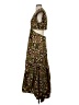A.L.C. Paisley Brown Black Casual Dress Size 4 - photo 5