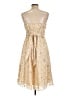 Max Studio Paisley Tan Cocktail Dress Size L - photo 2
