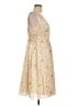 Max Studio Paisley Tan Cocktail Dress Size L - photo 4