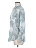 Banana Republic 100% Polyester Teal Long Sleeve Blouse Size S - photo 5