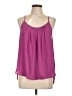 Pixley 100% Polyester Purple Sleeveless Blouse Size L - photo 1
