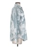 Banana Republic 100% Polyester Teal Long Sleeve Blouse Size S - photo 4