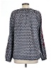 J.Crew Blue Long Sleeve Blouse Size 12 (tall) - photo 2