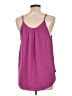 Pixley 100% Polyester Purple Sleeveless Blouse Size L - photo 2