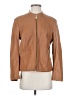 Colleen Lopez 100% Polyurethane Brown Jacket Size S - photo 1