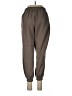 Faded Rose 100% Polyester Solid Brown Track Pants Size M - photo 2
