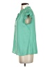 Hausen 100% Polyester Green Short Sleeve Blouse Size XS - photo 5