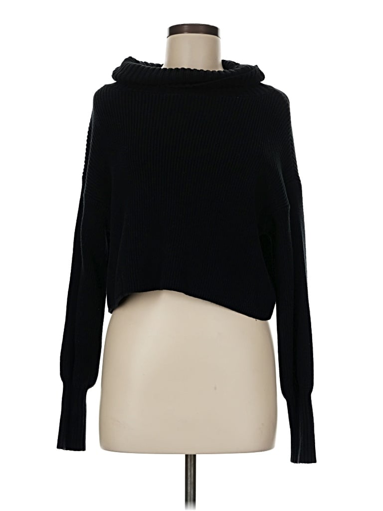 Pre-owned Wild Fable Turtleneck Sweater In Black