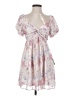Lulus 100% Polyester Floral Pink Cocktail Dress Size S - photo 1