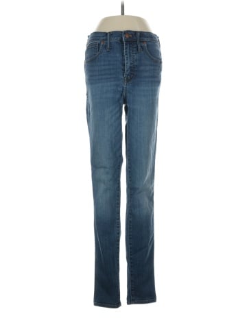 Madewell Tall 10" High-Rise Skinny Jeans in Danny Wash: TENCEL&trade; Denim Edition (view 1)