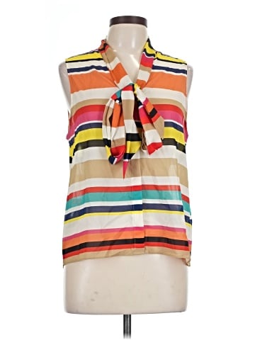 Alice + Olivia Sleeveless Silk Top (view 1)