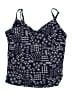 Kona Sol Print Blue Swimsuit Top Size 16 - photo 1