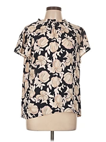Ann Taylor Factory Short Sleeve Blouse (view 1)