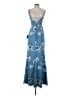 Lulus 100% Polyester Blue Casual Dress Size S - photo 2