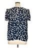 Forever 21 Plus Polka Dots Blue Short Sleeve Blouse Size 1X - photo 2