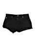 7 For All Mankind Black Denim Shorts Size 26 waist - photo 1
