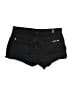 7 For All Mankind Black Denim Shorts Size 26 waist - photo 2