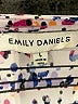 Emily Daniels Polka Dots Graphic Pink Long Sleeve Blouse Size L - photo 7