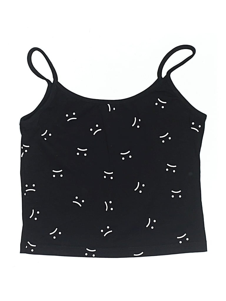 Pre-owned Assorted Brands Kids' Tank Top Black Strapless Neckline Tops