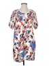 Tulle 100% Polyester Print Ivory Casual Dress Size S - photo 1