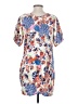 Tulle 100% Polyester Print Ivory Casual Dress Size S - photo 2