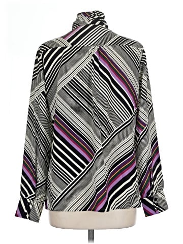 Trina Turk Long Sleeve Silk Top (view 2)