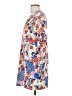 Tulle 100% Polyester Print Ivory Casual Dress Size S - photo 5