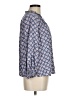 Caslon 100% Rayon Blue 3/4 Sleeve Blouse Size M - photo 4
