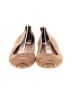 Lucky Brand 100% Leather Stripes Brown Tan Flats Size 9 - photo 2