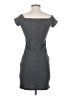 Express Solid Gray Casual Dress Size S - photo 2