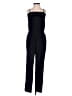Ann Taylor 100% Polyester Solid Black Jumpsuit Size 00 - photo 1