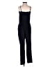 Ann Taylor 100% Polyester Solid Black Jumpsuit Size 00 - photo 2