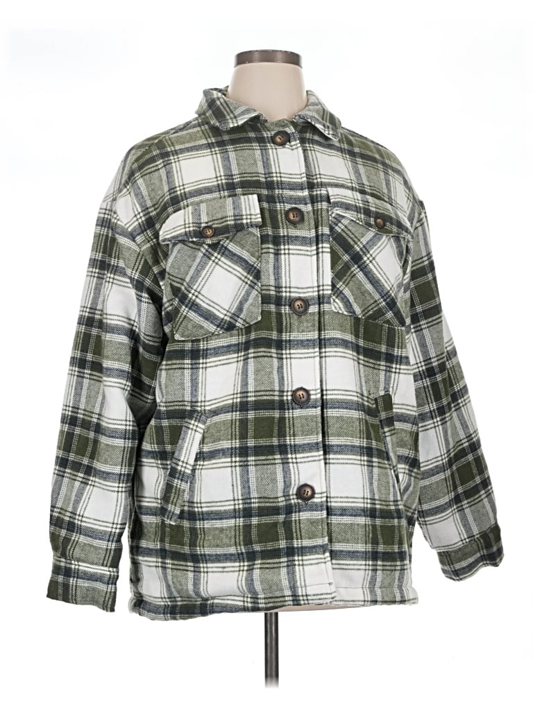 Pre-owned Love Tree Jacket In Green