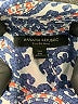 Banana Republic 100% Polyester Paisley Blue Long Sleeve Blouse Size M (tall) - photo 7