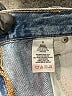 Aero 100% Cotton Graphic Blue Denim Shorts Size 8 - photo 4
