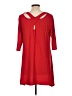 I.C. By Connie K Red 3/4 Sleeve Top Size L - photo 2