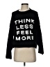 Stradivarius Graphic Black Pullover Sweater Size S - photo 1