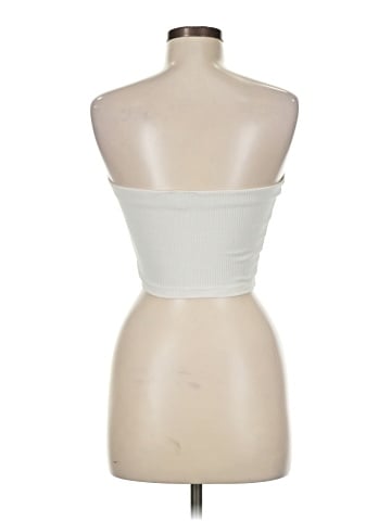 Madewell Crop Tube Top in Sleekhold (view 2)