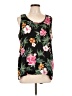Everleigh 100% Polyester Black Sleeveless Blouse Size L - photo 1