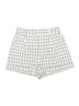 Danielle Bernstein Checkered-gingham Gray Shorts Size 12 - photo 1